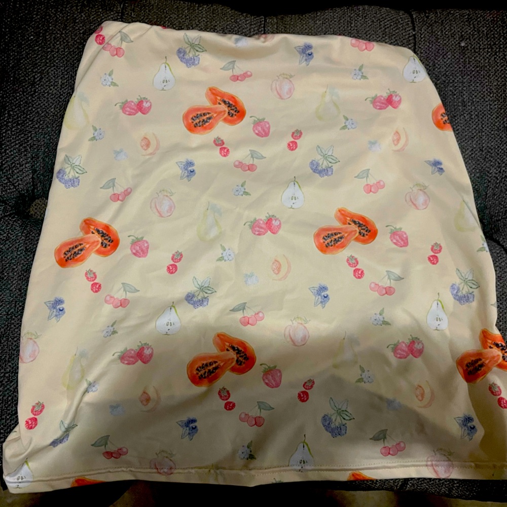 DJERF AVENUE SWIM SKIRT FRUIT ISLAND